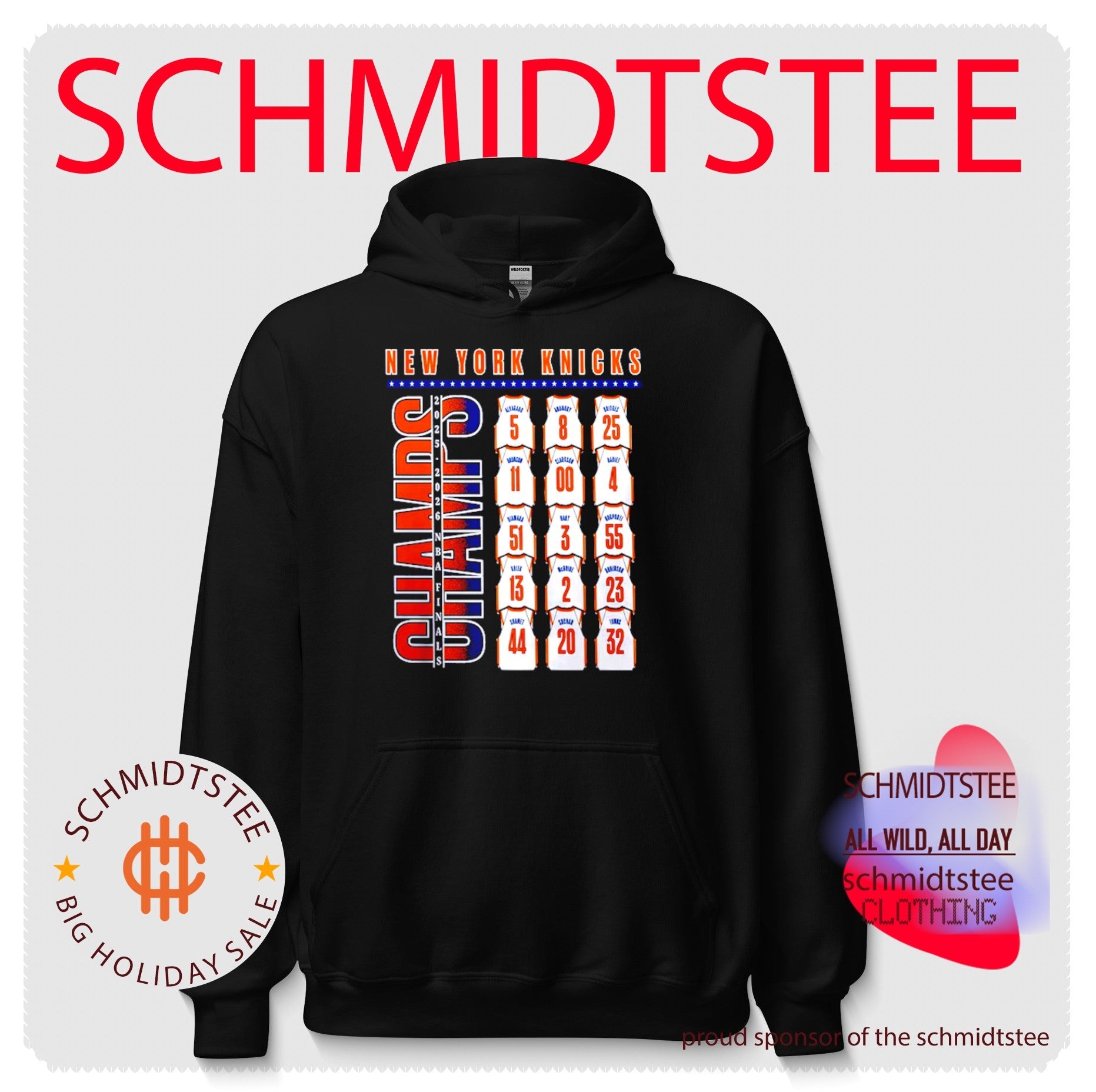 New York Knicks 2026 NBA Finals Champions Roster shirt