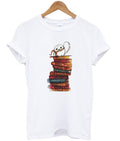 owl and books t-shirt Hoodie, Sweatshirt | PureTeeCo.com