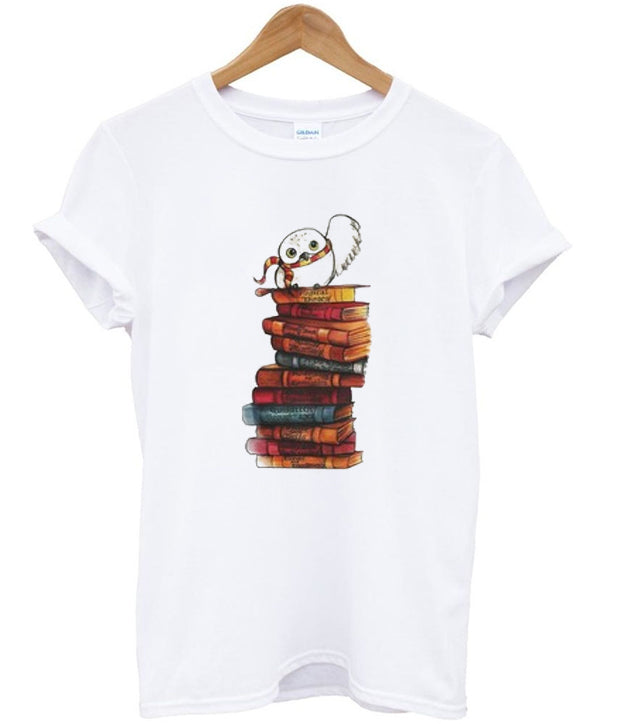 owl and books t-shirt Hoodie, Sweatshirt | PureTeeCo.com