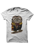 Owly Potter White T-Shirt Hoodie, Sweatshirt | PureTeeCo.com