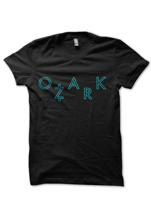 Ozark Half Sleeve Black T-Shirt Hoodie, Sweatshirt | PureTeeCo.com