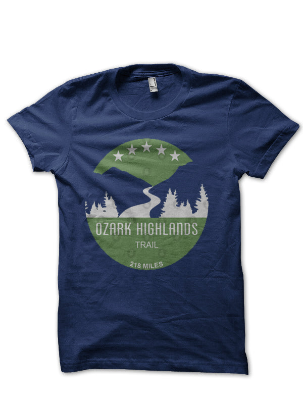 Ozark Highlands Trail Half Sleeve T-Shirt Hoodie, Sweatshirt | PureTeeCo.com