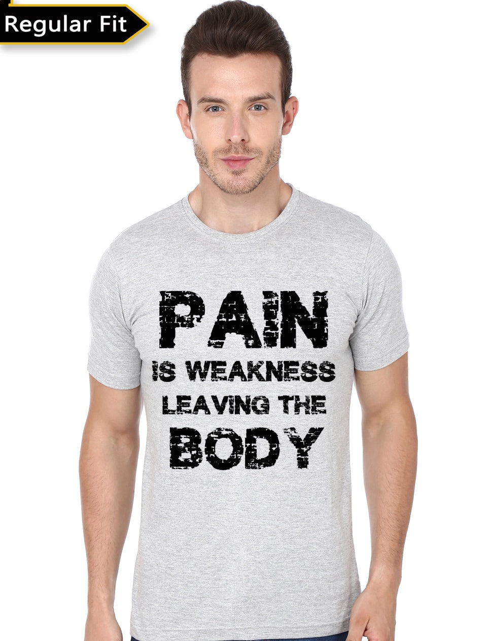 Pain Grey Tee Hoodie, Sweatshirt | PureTeeCo.com
