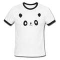 panda face ringer tshirt Hoodie, Sweatshirt | PureTeeCo.com