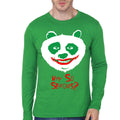 Green Panda Full Sleeve Tee Hoodie, Sweatshirt | PureTeeCo.com