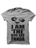 Fat Panda Grey T-Shirt Hoodie, Sweatshirt | PureTeeCo.com