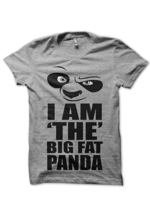 Fat Panda Grey T-Shirt Hoodie, Sweatshirt | PureTeeCo.com