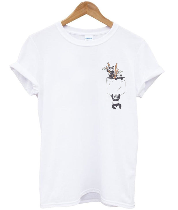 panda pocket funny t-shirt Hoodie, Sweatshirt | PureTeeCo.com