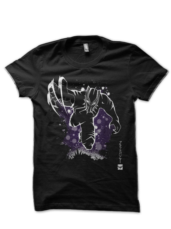 The Panther Black T-Shirt Hoodie, Sweatshirt | PureTeeCo.com