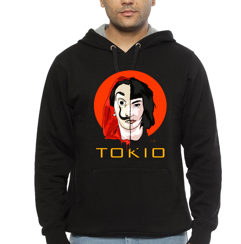 CASA DE PAPEL â€“ TOKIO Black Hoodie T-Shirts, Sweatshirt | PureTeeCo.com