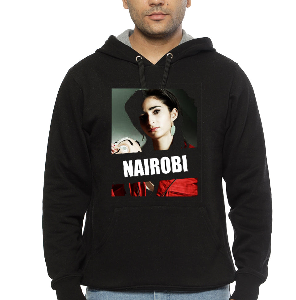 Nairobi La Casa de Papel Black Hoodie T-Shirts, Sweatshirt | PureTeeCo.com