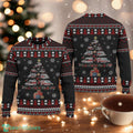 Paramedic Ambulance Ugly Christmas Sweater Ambulance Christmas Tree Xmas Holiday Sweater