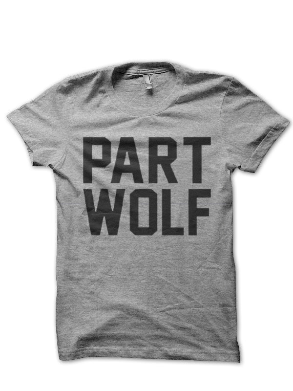 Part Wolf Navy Blue T-Shirt Hoodie, Sweatshirt | PureTeeCo.com