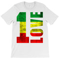 one love rasta reggae jamaican pride positivity vintage t shirt T-Shirt Hoodie, Sweatshirt | PureTeeCo.com