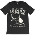This is My Human Costume Im Really a Shark Big Graphic Fish T-Shirt Hoodie, Sweatshirt | PureTeeCo.com