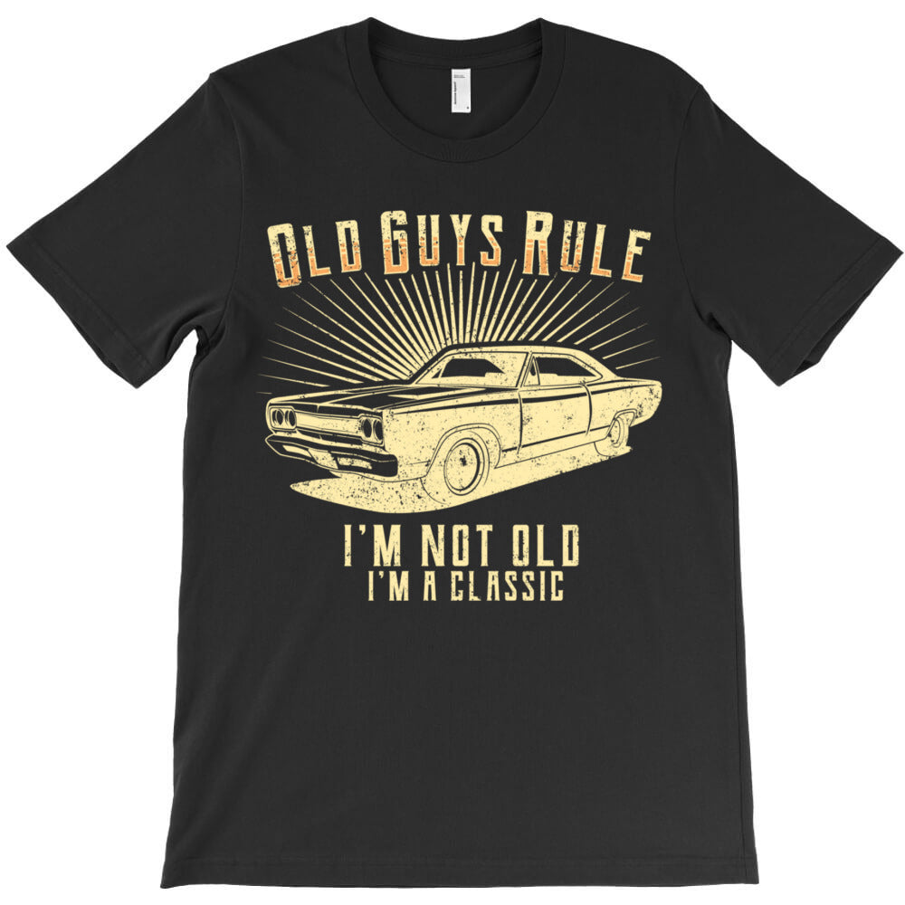 Old Guy Rule Old Classic Muscle Car T-Shirt Hoodie, Sweatshirt | PureTeeCo.com