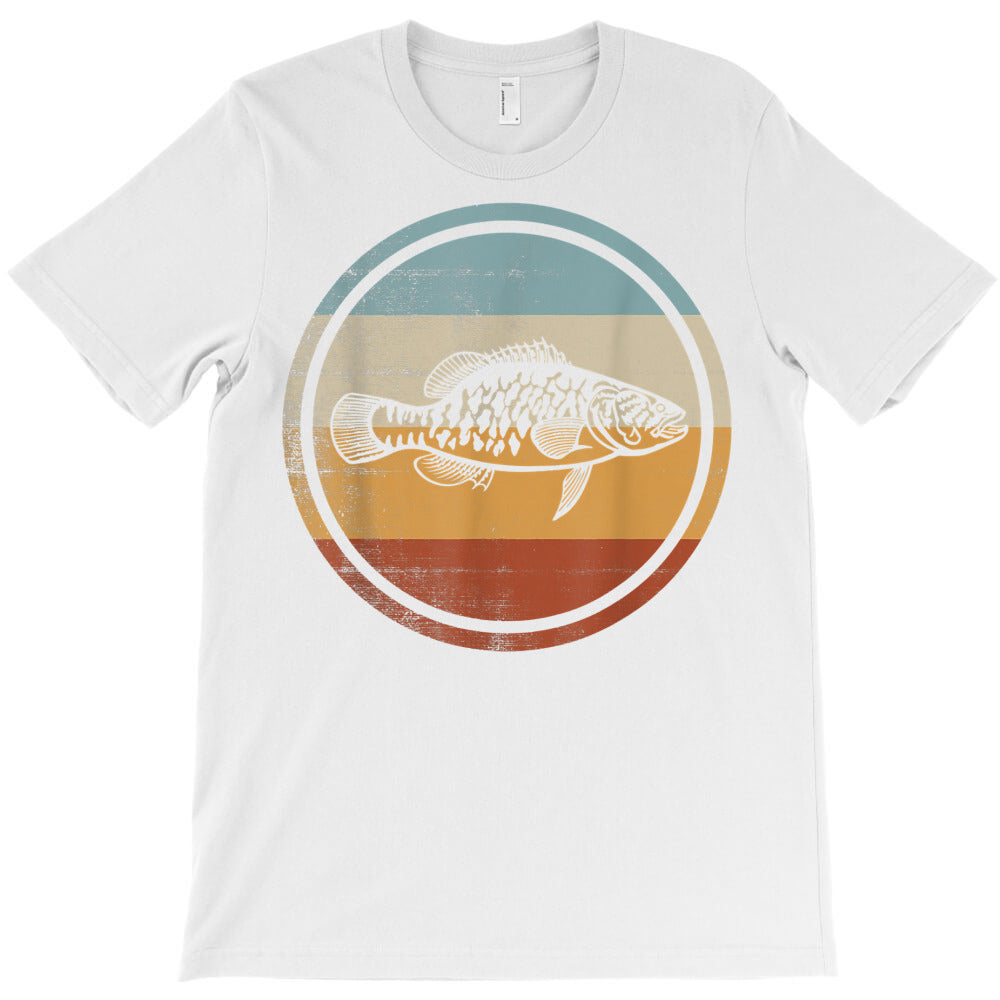 retro vintage fishing design murray cod fish t shirt T-Shirt Hoodie, Sweatshirt | PureTeeCo.com