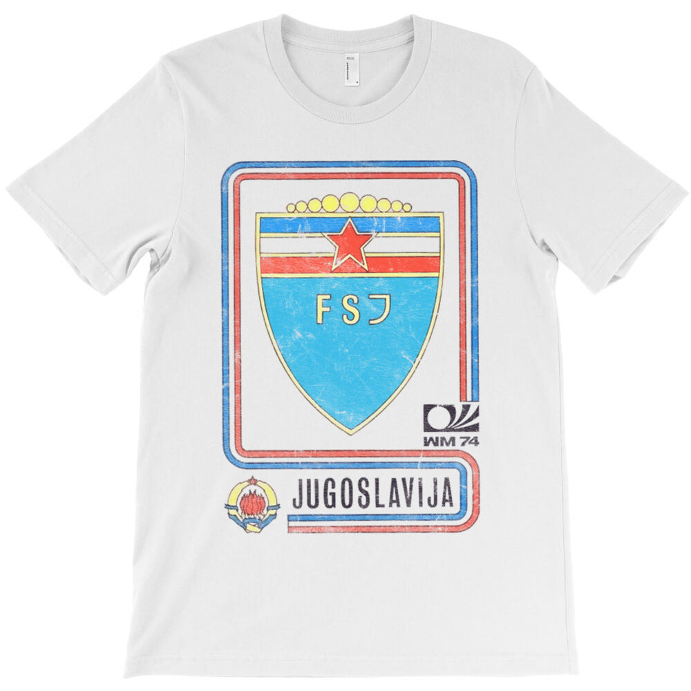 Yugoslavia Vintage 70s Football Fan T-Shirt Hoodie, Sweatshirt | PureTeeCo.com