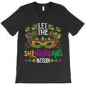 Let The Shenanigans Begin Mardi Gras Party Mask Co T-Shirt Hoodie, Sweatshirt | PureTeeCo.com