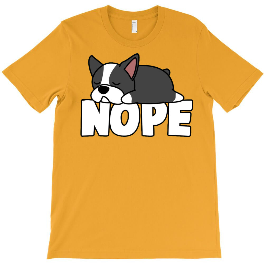 napping boston terrier funny T-Shirt Hoodie, Sweatshirt | PureTeeCo.com