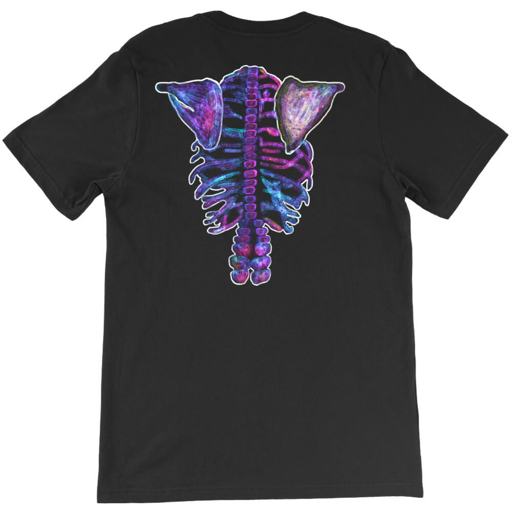 colorful human spine and ribcage illustration T-Shirt