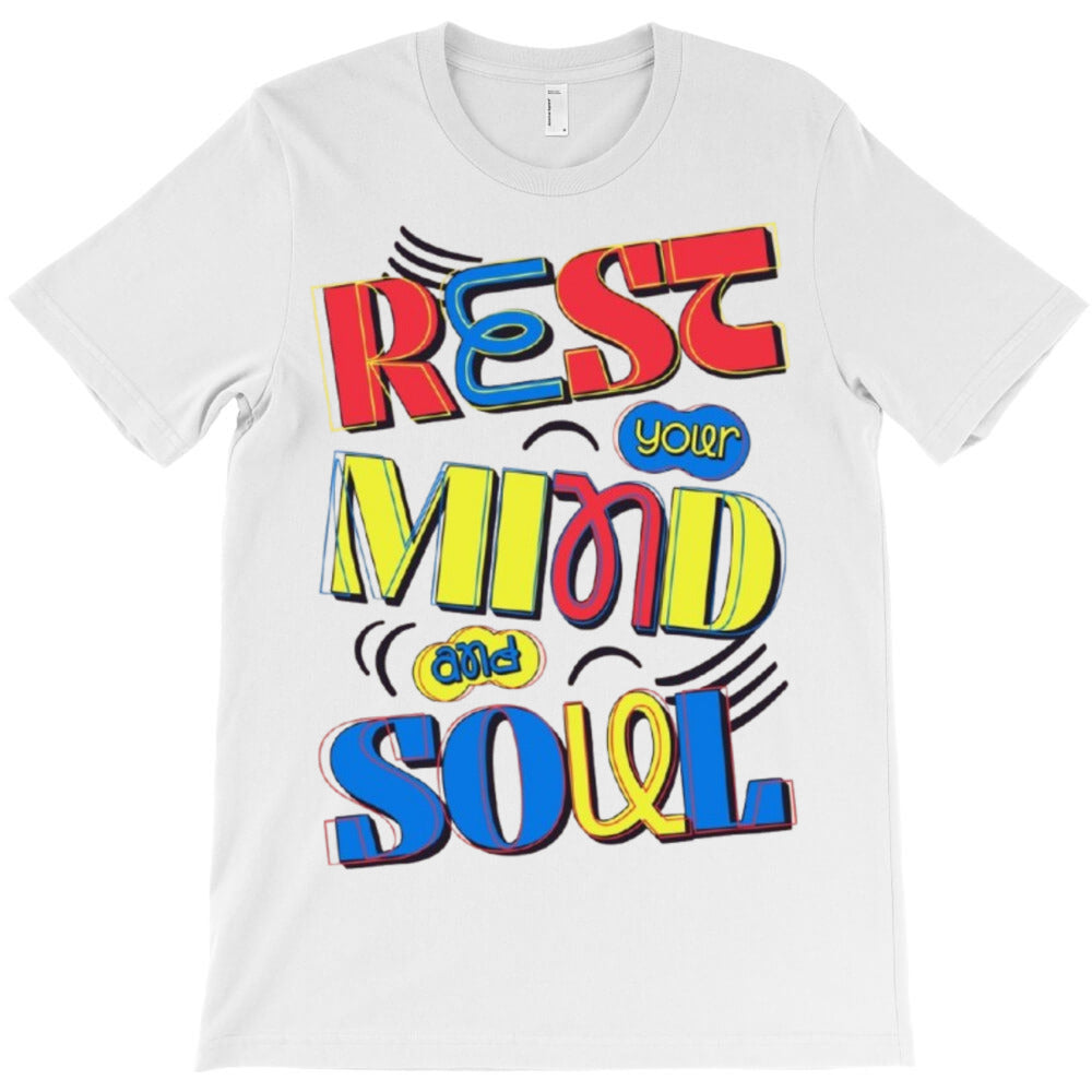 editable bold & colorful typography T-Shirt