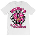 Glitter Mums Valentine Candy Heart Checkered T-Shirt Hoodie, Sweatshirt | PureTeeCo.com