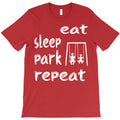 eat sleep park repeat T-Shirt Hoodie, Sweatshirt | PureTeeCo.com