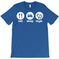 eat sleep style funny T-Shirt Hoodie, Sweatshirt | PureTeeCo.com