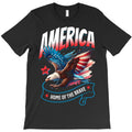 America Home Of The Brave T-Shirt Hoodie, Sweatshirt | PureTeeCo.com