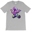 Funny Purple Octopus Character with Tentacles T-Shirt Hoodie, Sweatshirt | PureTeeCo.com