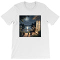 moonlit lakeside tranquility T-Shirt Hoodie, Sweatshirt | PureTeeCo.com