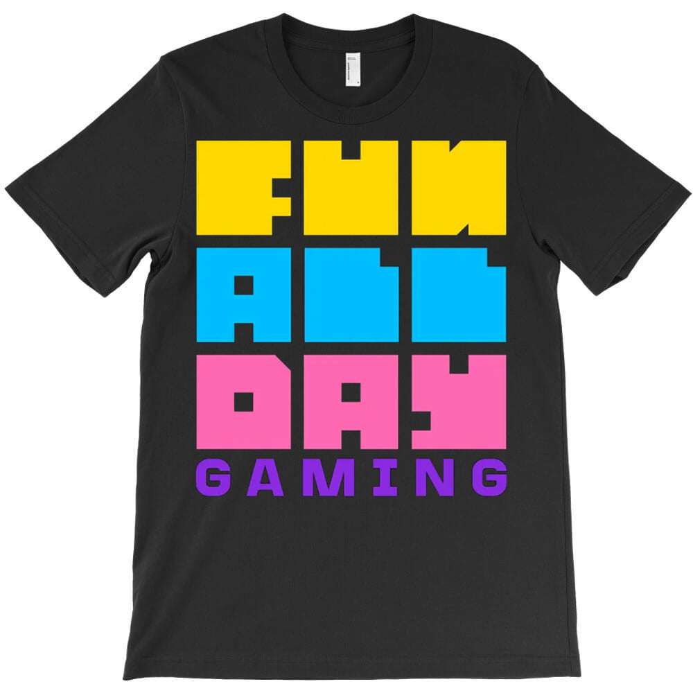 Fun All Day Gaming T-Shirt Hoodie, Sweatshirt | PureTeeCo.com