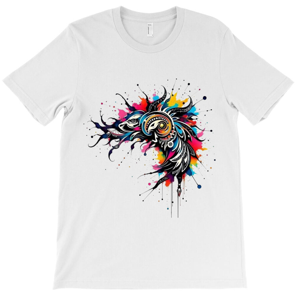 abstract colorful animal splash art T-Shirt