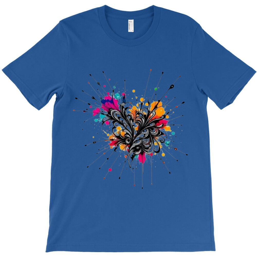 colorful splash art design T-Shirt