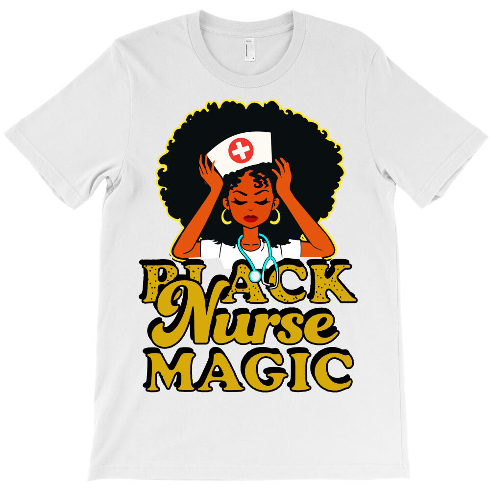 black nurse magic! black pride T-Shirt Hoodie, Sweatshirt | PureTeeCo.com