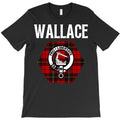 wallace clan scottish name coat of arms tartan t shirt T-Shirt Hoodie, Sweatshirt | PureTeeCo.com