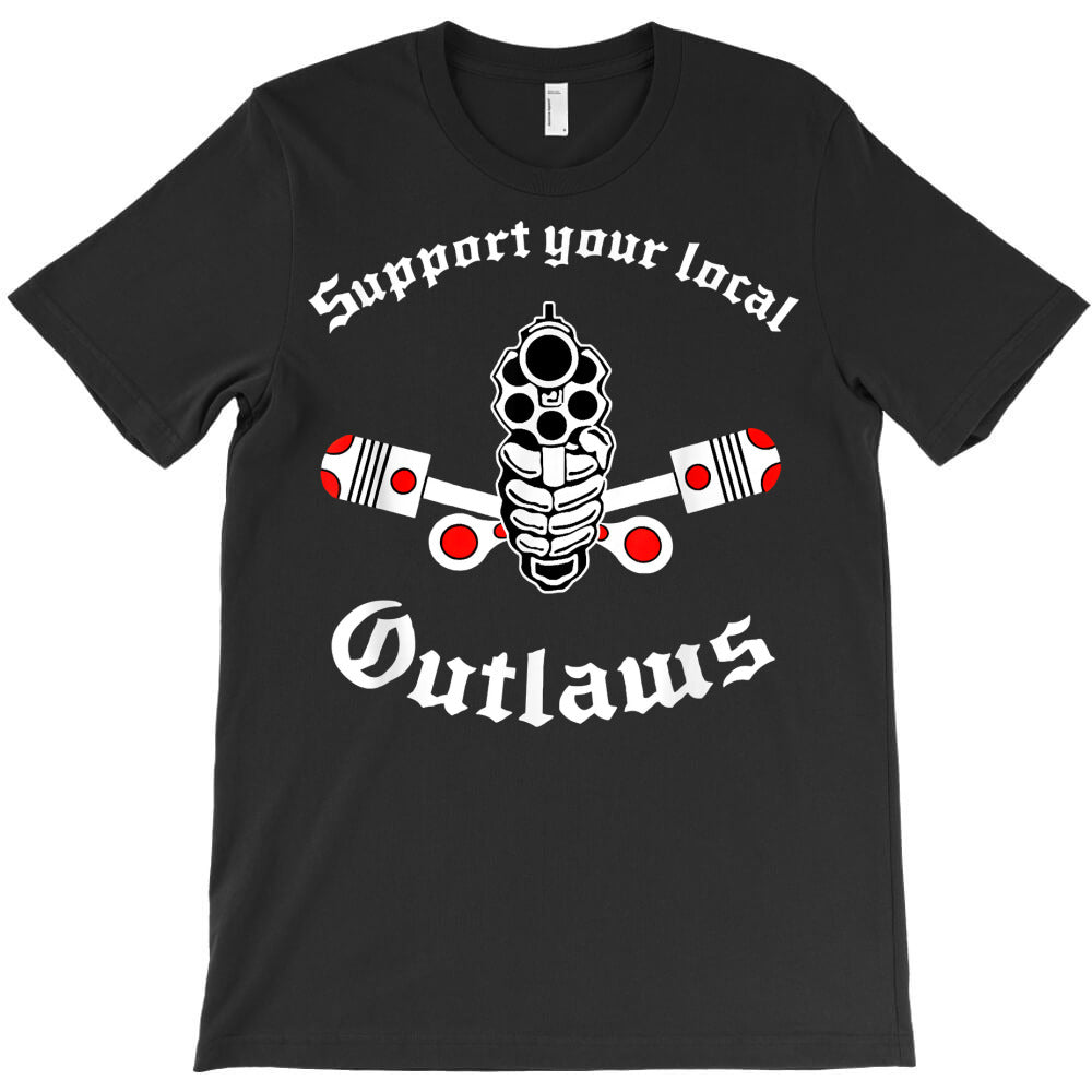 outlaw mc support t shirt T-Shirt Hoodie, Sweatshirt | PureTeeCo.com