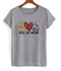 peace love nursing t-shirt Hoodie, Sweatshirt | PureTeeCo.com