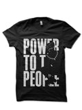 Power To The People Black T-Shirt Hoodie, Sweatshirt | PureTeeCo.com