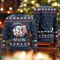 Personalized Sheep With Lights Ugly Christmas Sweater