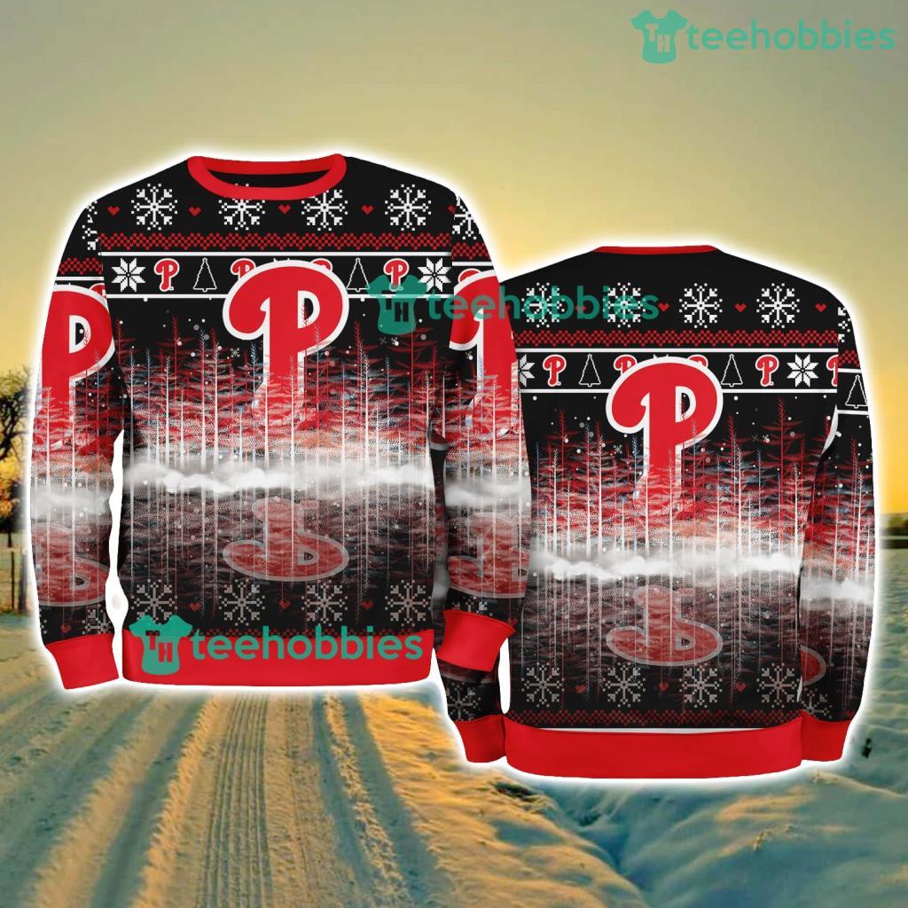Philadelphia Phillies MLB Pine Christmas Ugly Sweater New Style Best Gift For Fans