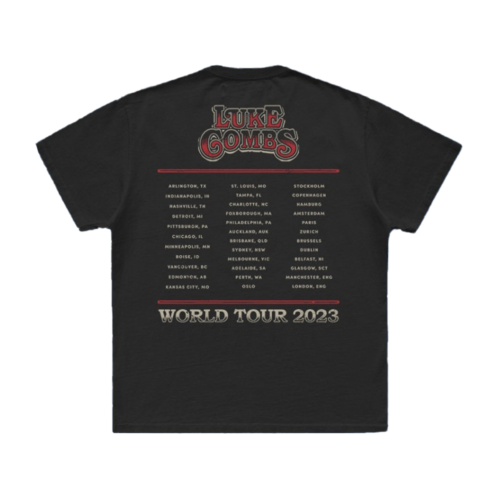 World Tour Photo Tee Hoodie, Sweatshirt | PureTeeCo.com (Image 2)