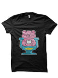 Cute & Funny Pig On Toilet Piggy Bank Potty Training T-Shirt Hoodie, Sweatshirt | PureTeeCo.com