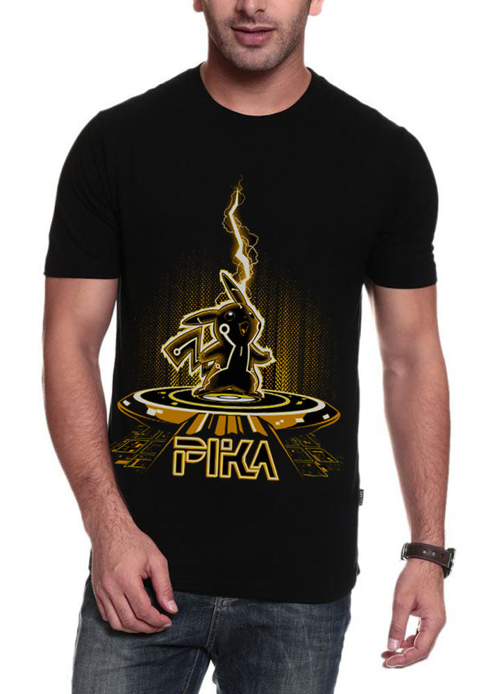 Pikatron Black T-Shirt Hoodie, Sweatshirt | PureTeeCo.com