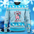 Pink Llama Ugly Christmas Sweater Unique Gift