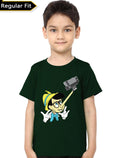 Pinocchio Selfie Dark Green Unisex T-Shirt Hoodie, Sweatshirt | PureTeeCo.com