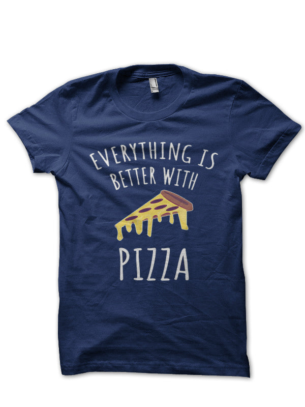 Pizza Half Sleeve T-Shirt Hoodie, Sweatshirt | PureTeeCo.com