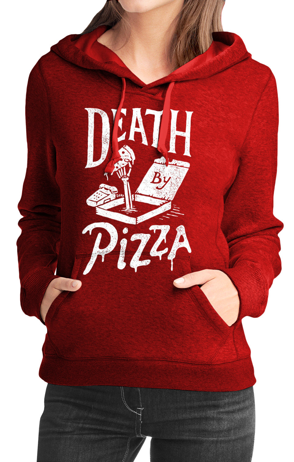 Pizza Red Girlâ€™s Hoodie T-Shirts, Sweatshirt | PureTeeCo.com