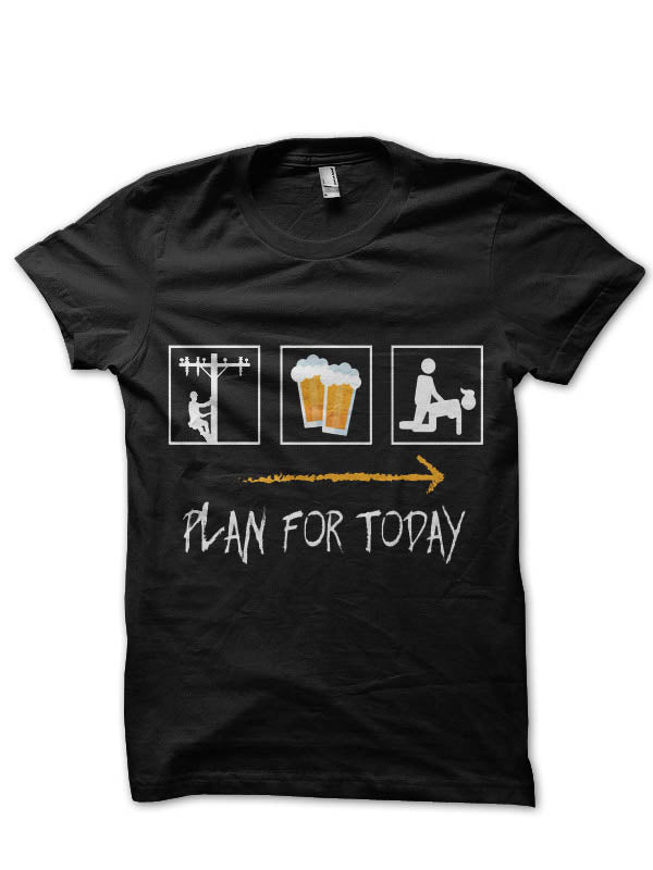 Plan For Today Half Sleeve T-Shirt Style002 Hoodie, Sweatshirt | PureTeeCo.com